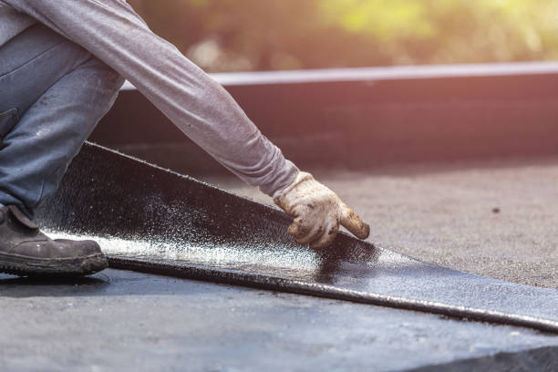 Professional Waterproofing technician working in Arlington Heights, PA
